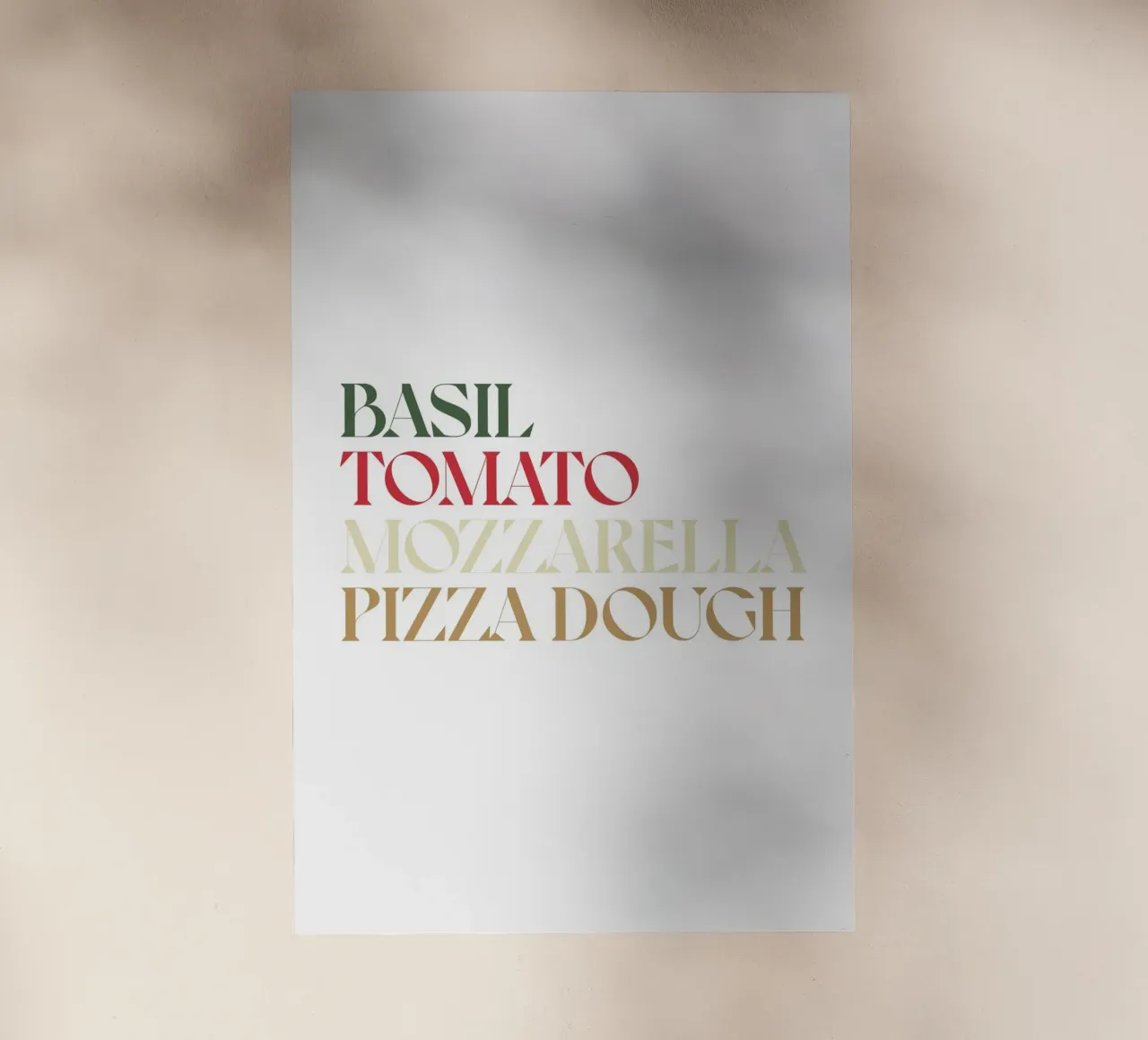 PIZZA COLOR pellicola backlit da n.4