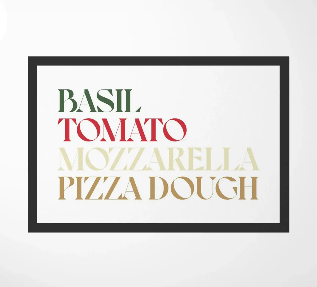 PIZZA COLOR zerbino da n.4