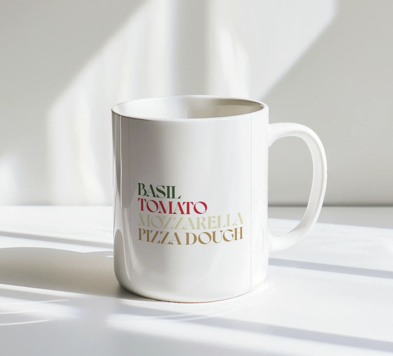 PIZZA COLOR tazza in ceramica da n.4