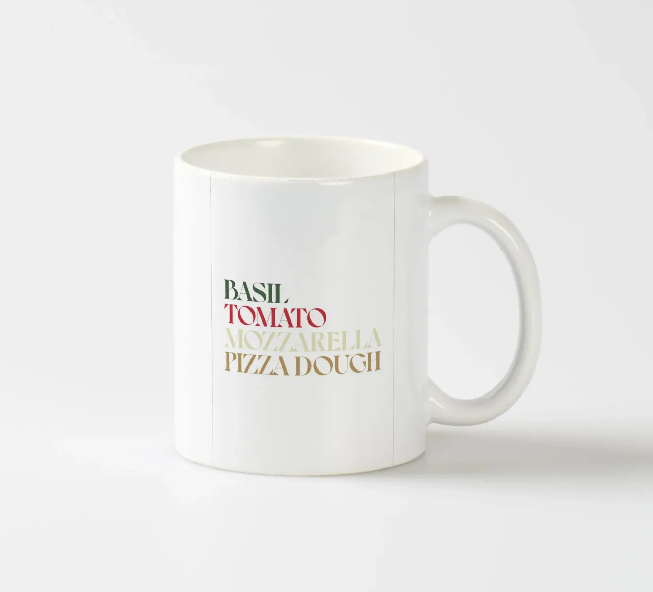 PIZZA COLOR tazza in ceramica da n.4
