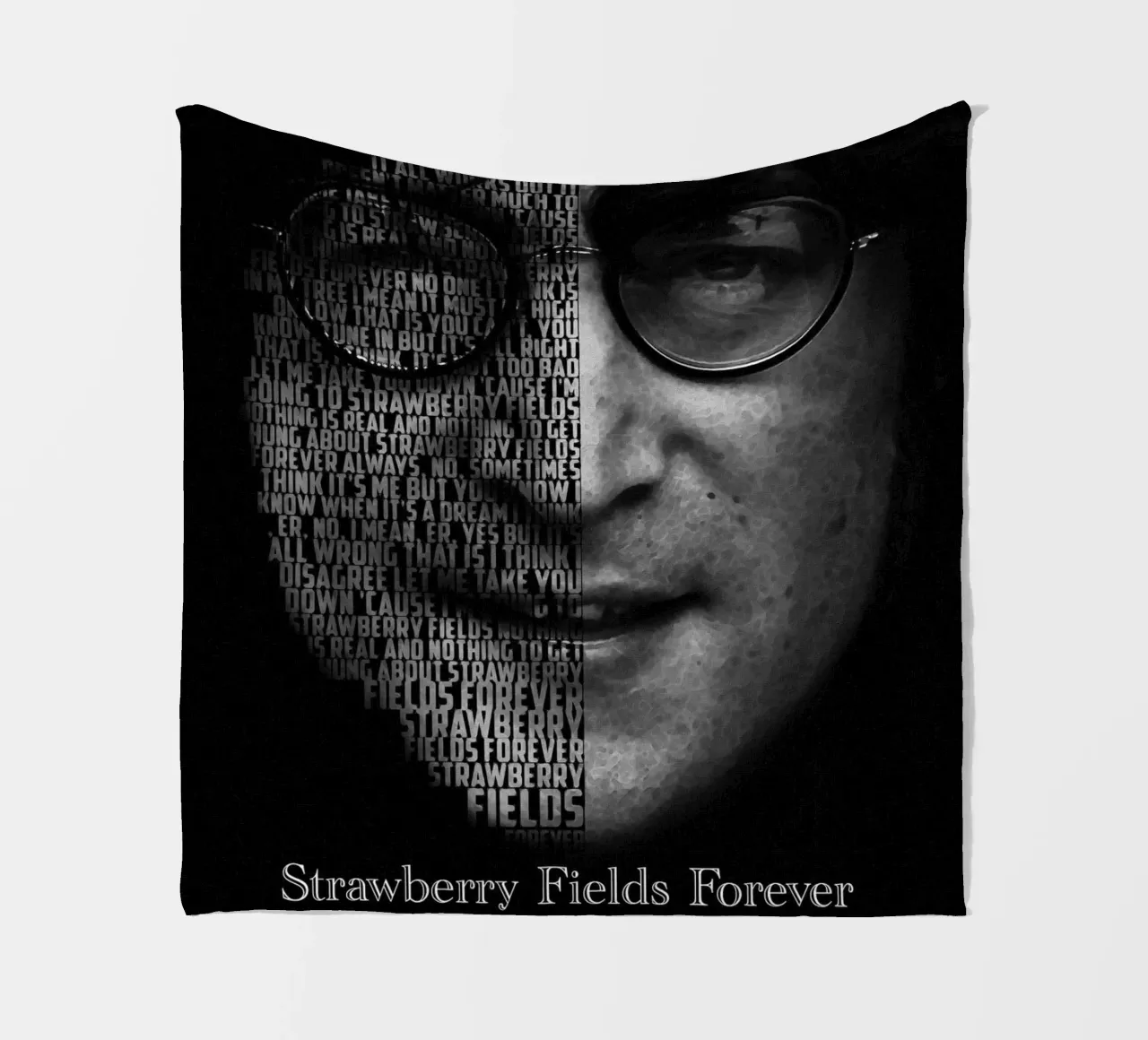 Strawberry Fields Forever Fleecedecke von Gunawan Rb