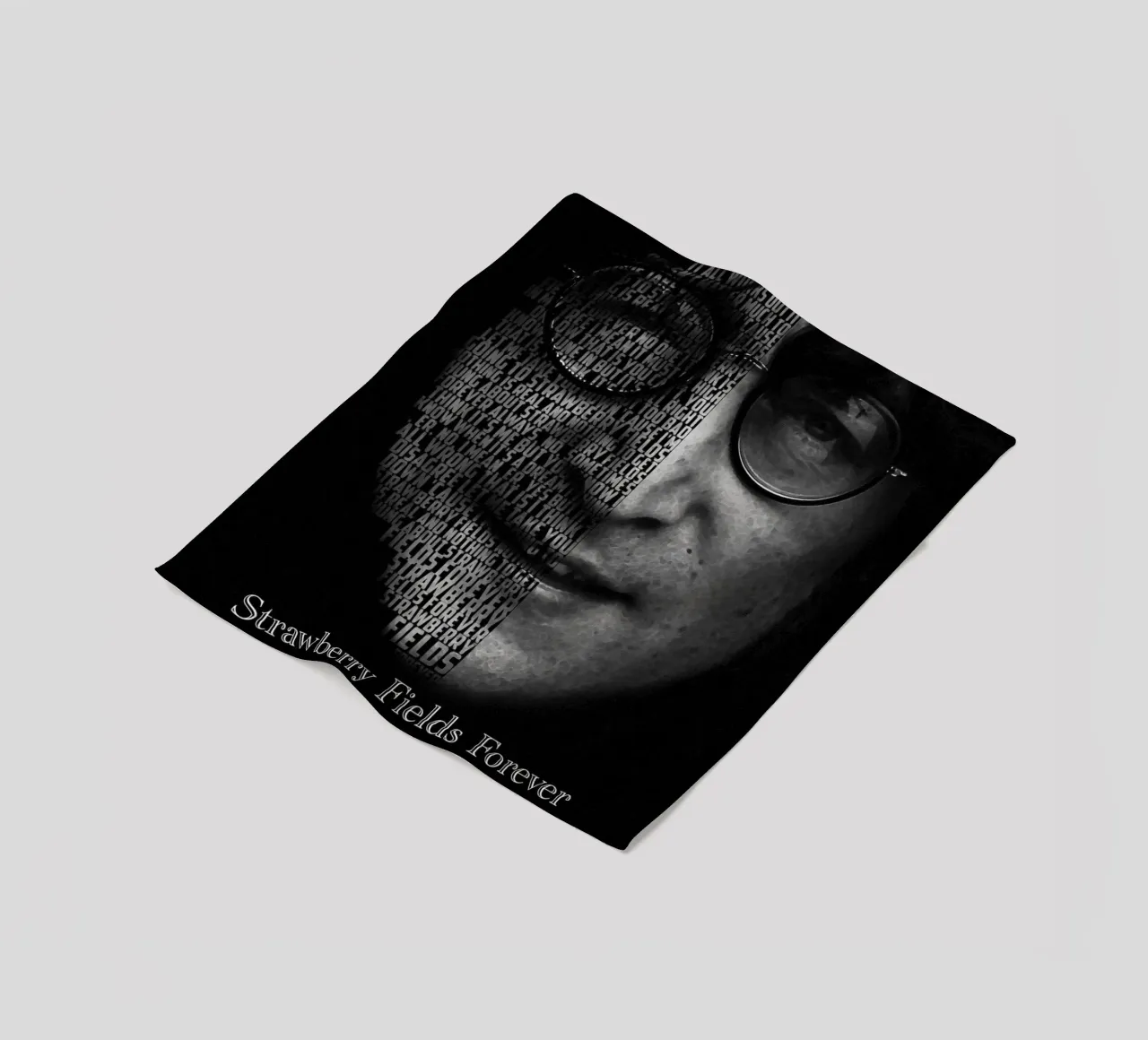 Strawberry Fields Forever Fleecedecke von Gunawan Rb