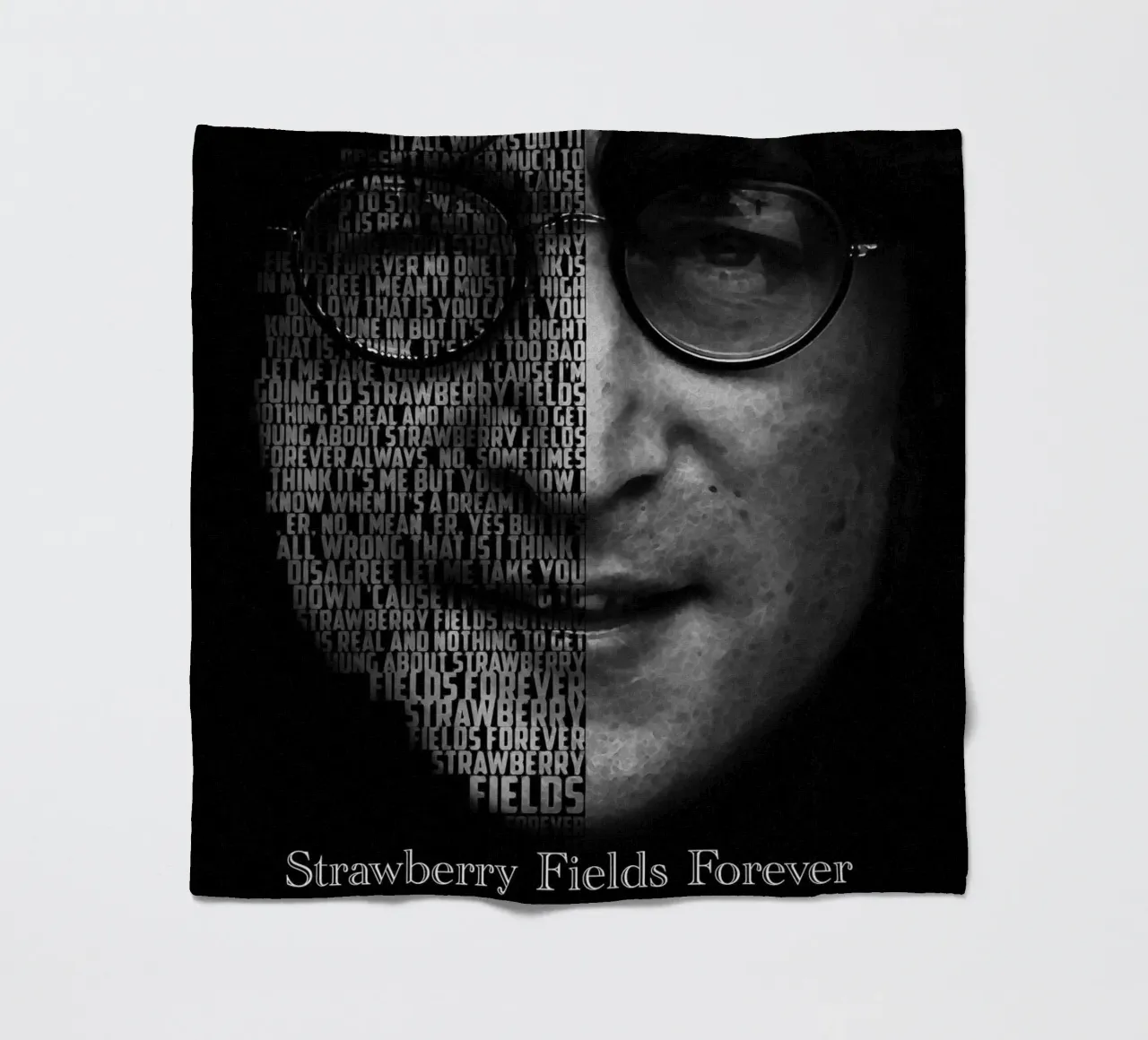 Strawberry Fields Forever Fleecedecke von Gunawan Rb