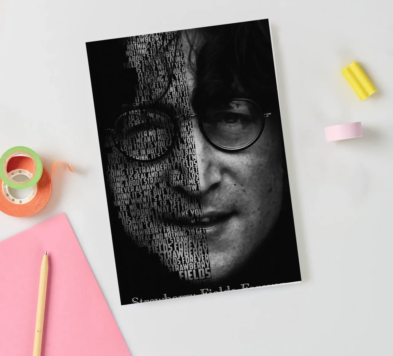 Strawberry Fields Forever notebook by Gunawan Rb