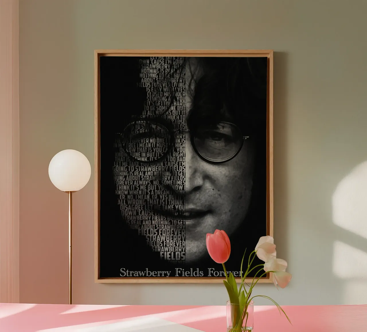 Strawberry Fields Forever canvas by Gunawan Rb