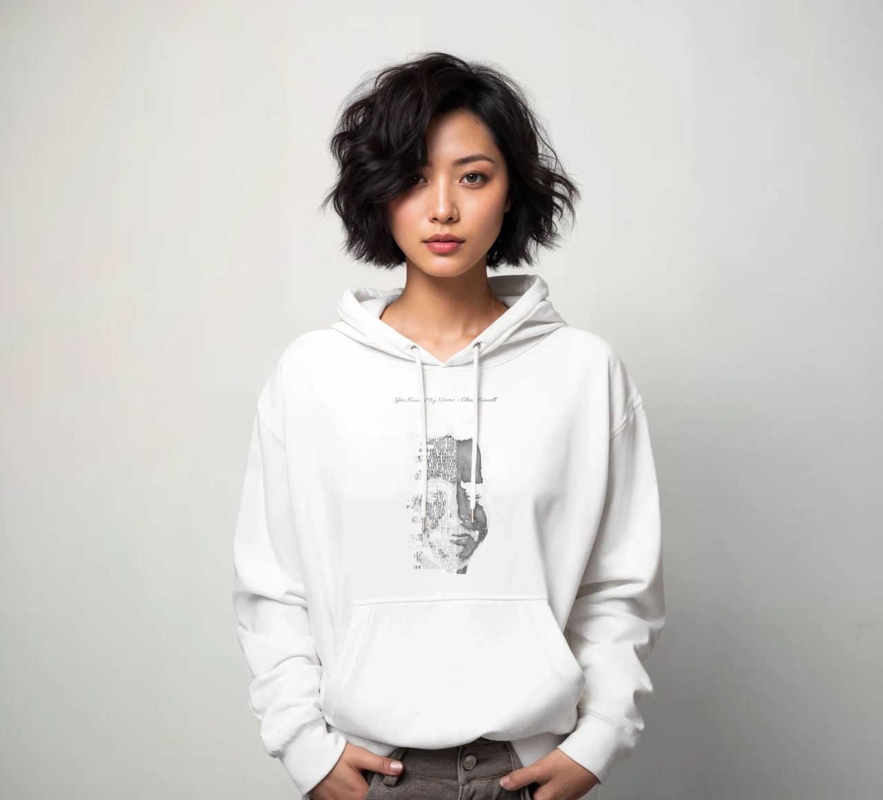 Ya sabes mi nombre sudadera con capucha de Gunawan Rb