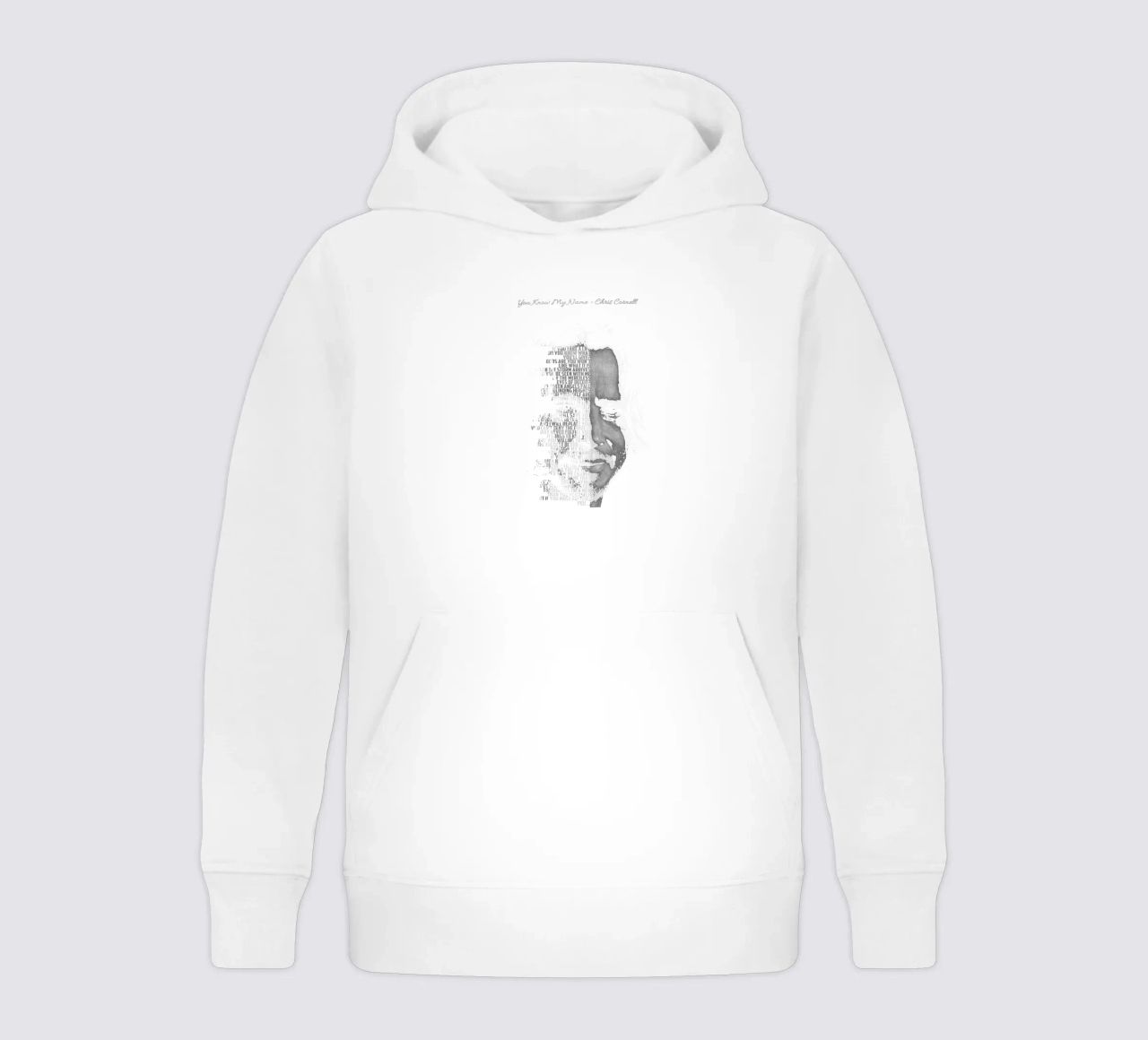 Ya sabes mi nombre sudadera con capucha para niño de Gunawan Rb