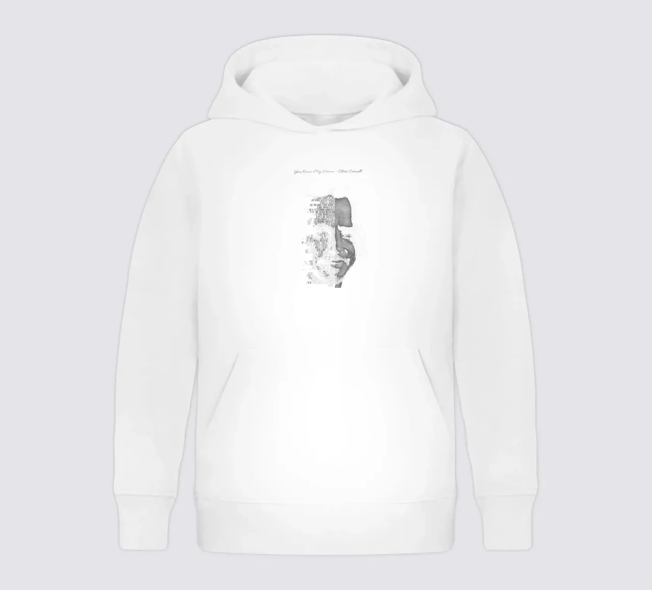Conosci il mio nome felpa bambino con cappuccio da Gunawan Rb