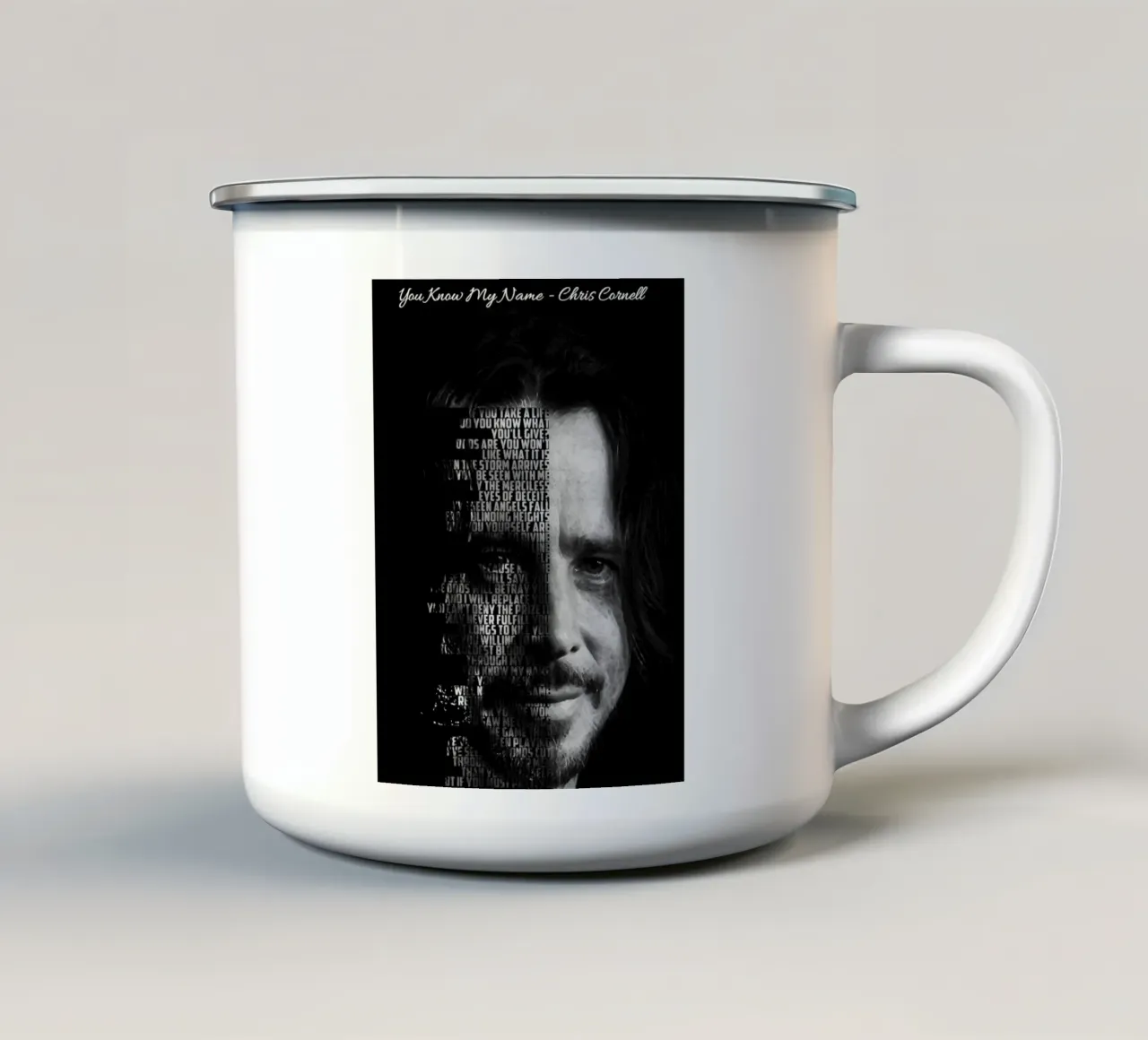Conosci il mio nome tazza in smalto da Gunawan Rb