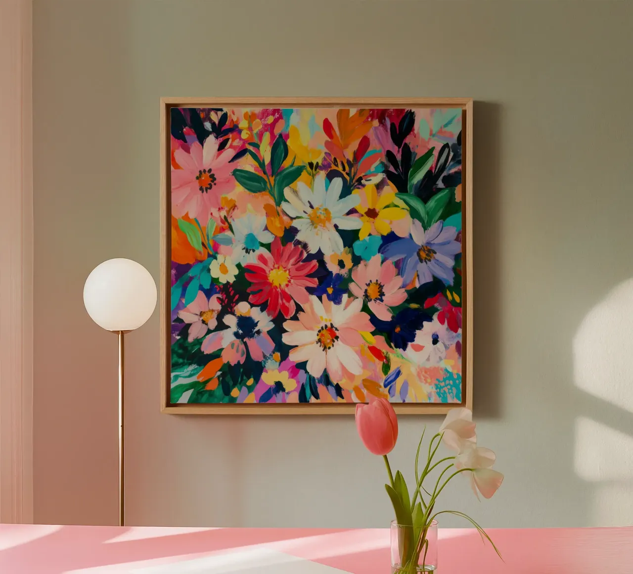 Petals in Motion canvas by Modern Muse