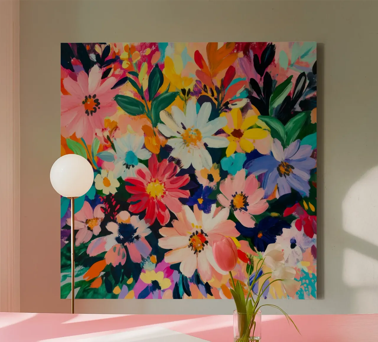 Petali in movimento tela da Modern Muse