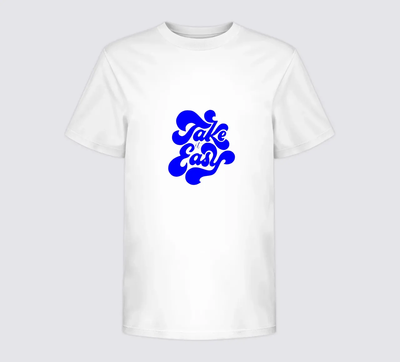 take it easy, citazione motivazionale t-shirt bambini da The True Type