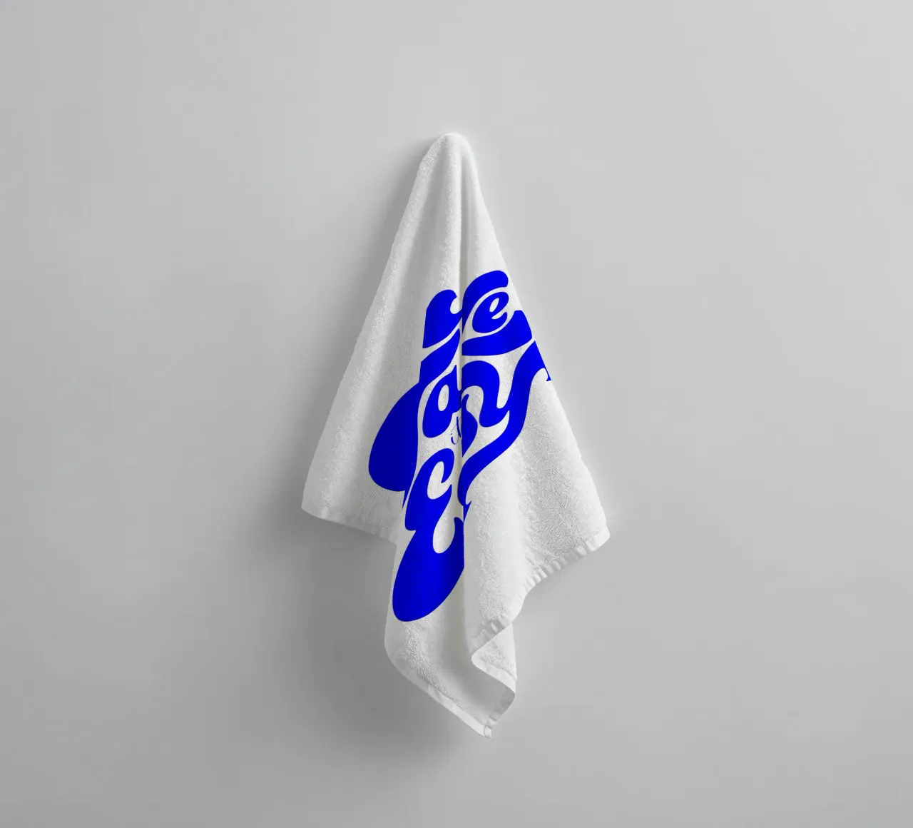 take it easy, motiverende uitspraak citaat badhanddoek van The True Type