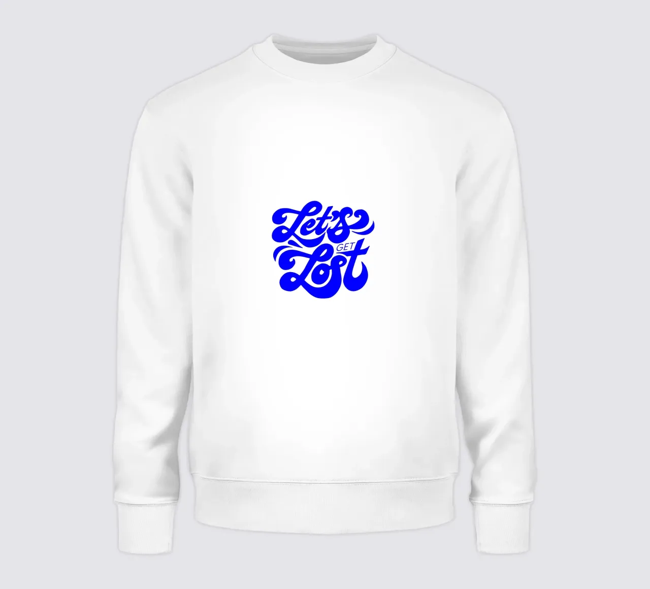 Lass uns abhauen, motivierende Aussage Zitat Sweatshirt von The True Type