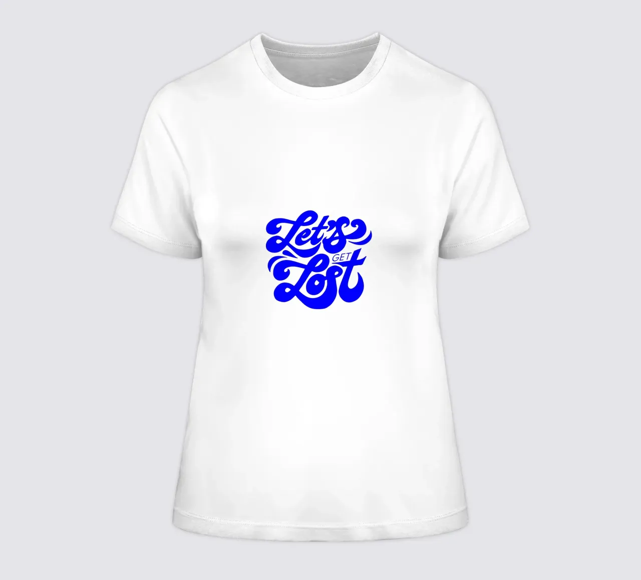 Lass uns abhauen, motivierende Aussage Zitat Frauen T-Shirt von The True Type