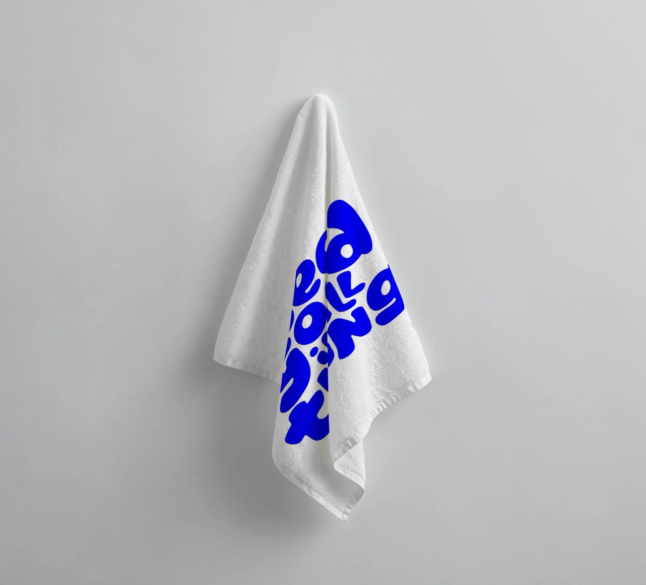 see good in all things, motivational statement quote towel by The True Type