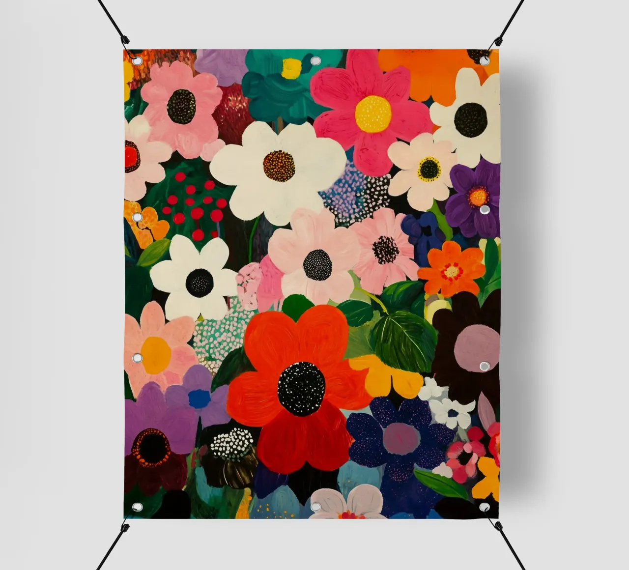 Orizzonti in fiore Giardino Matisse telo in pvc da Modern Muse