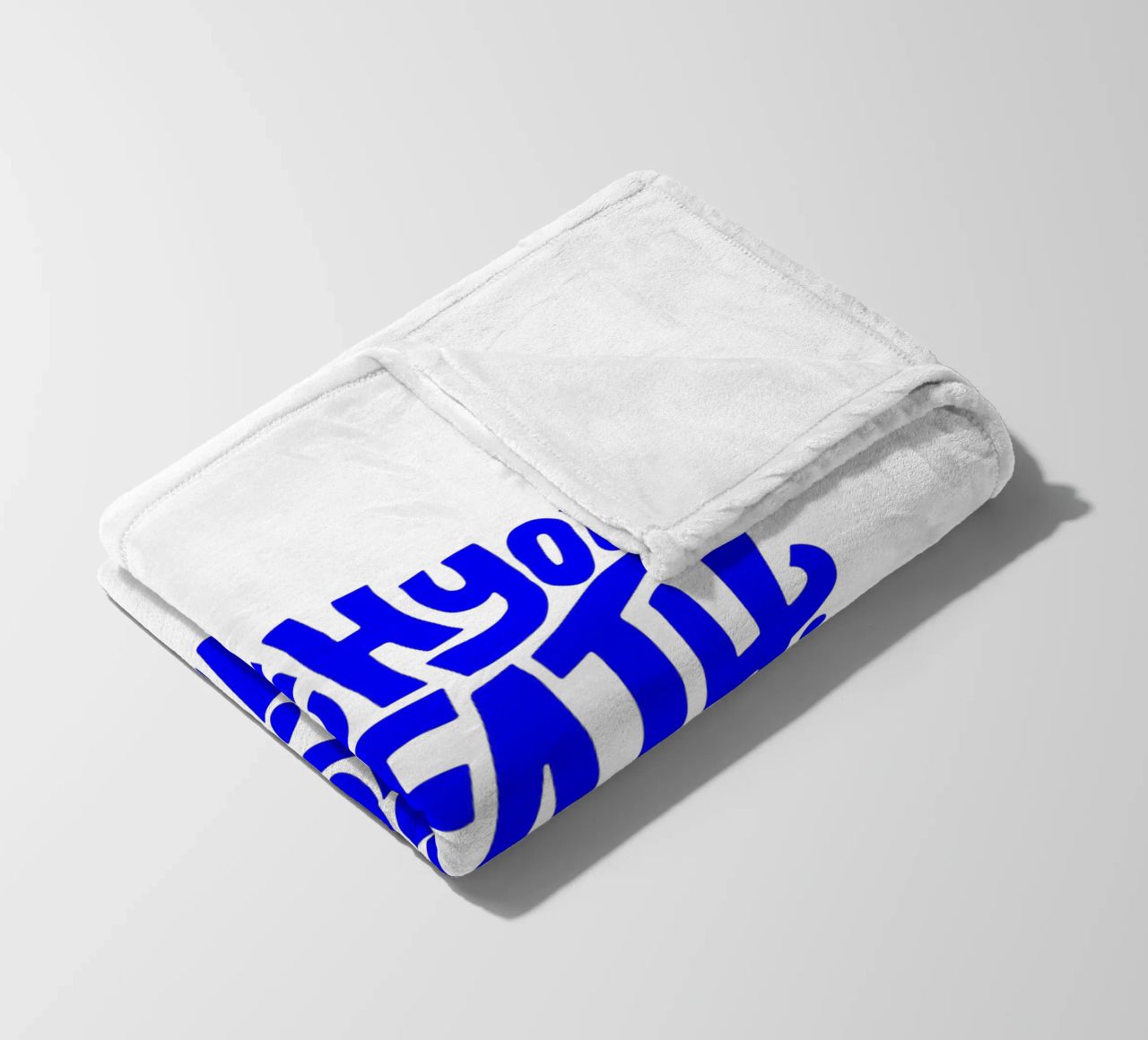 catch your breath, take your time, motivational statement q fleece blanket by The True Type