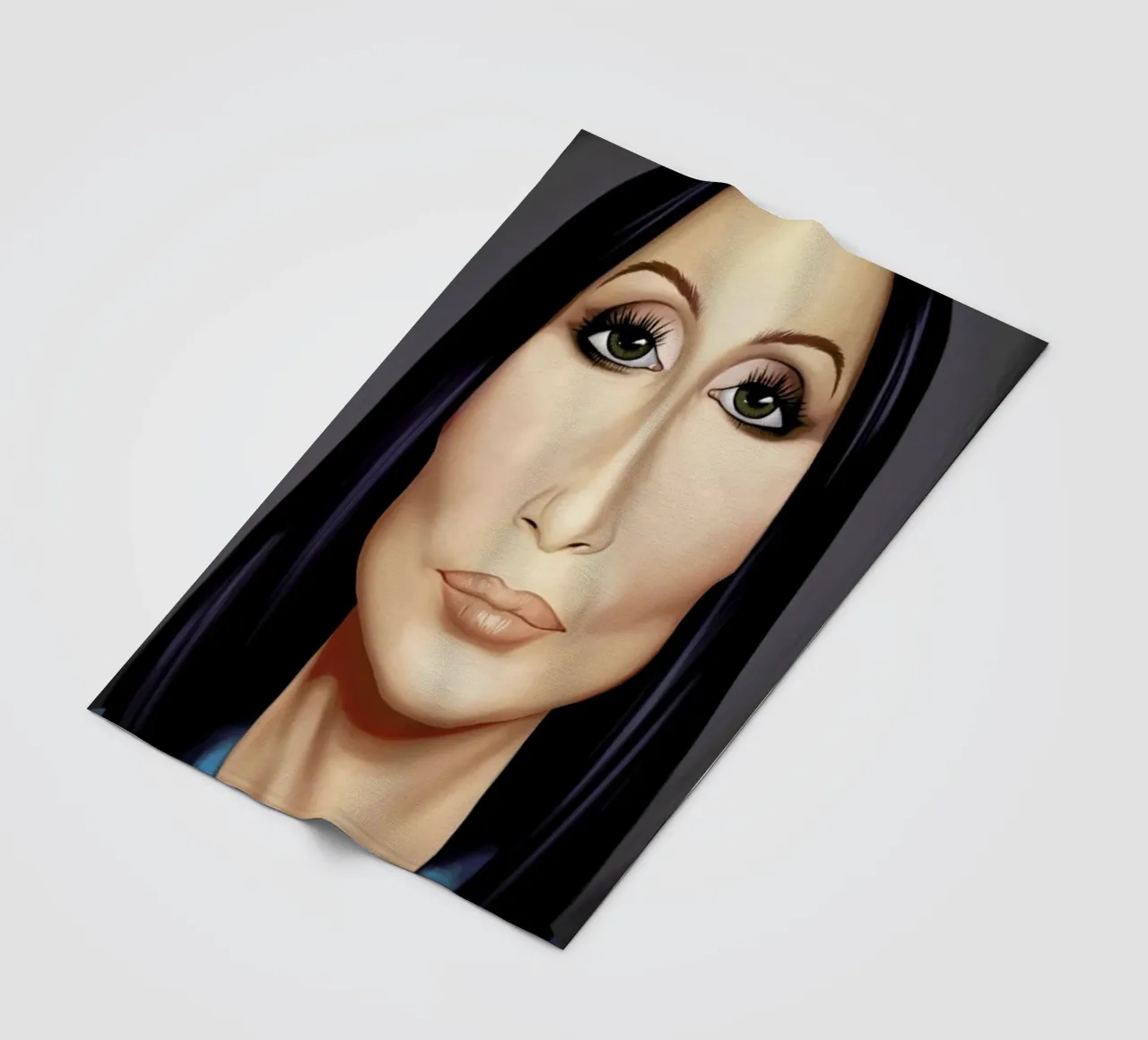Cher fleece blanket by Rob Art | Illustration