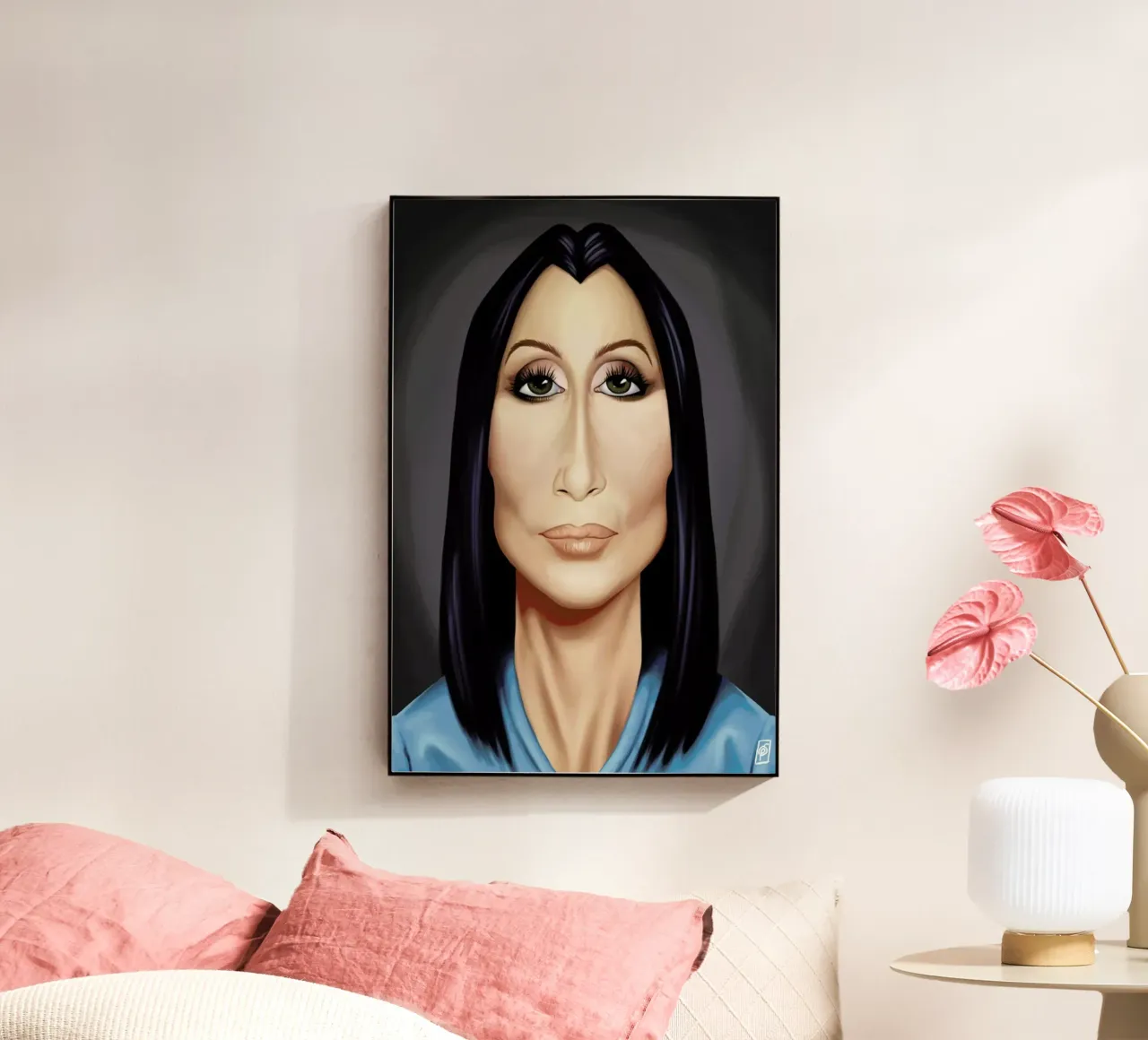 Cher plexiglass da Rob Art | Illustration