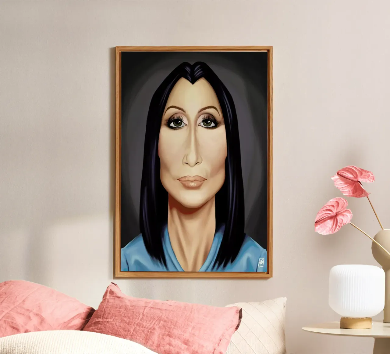 Cher alluminio dibond da Rob Art | Illustration