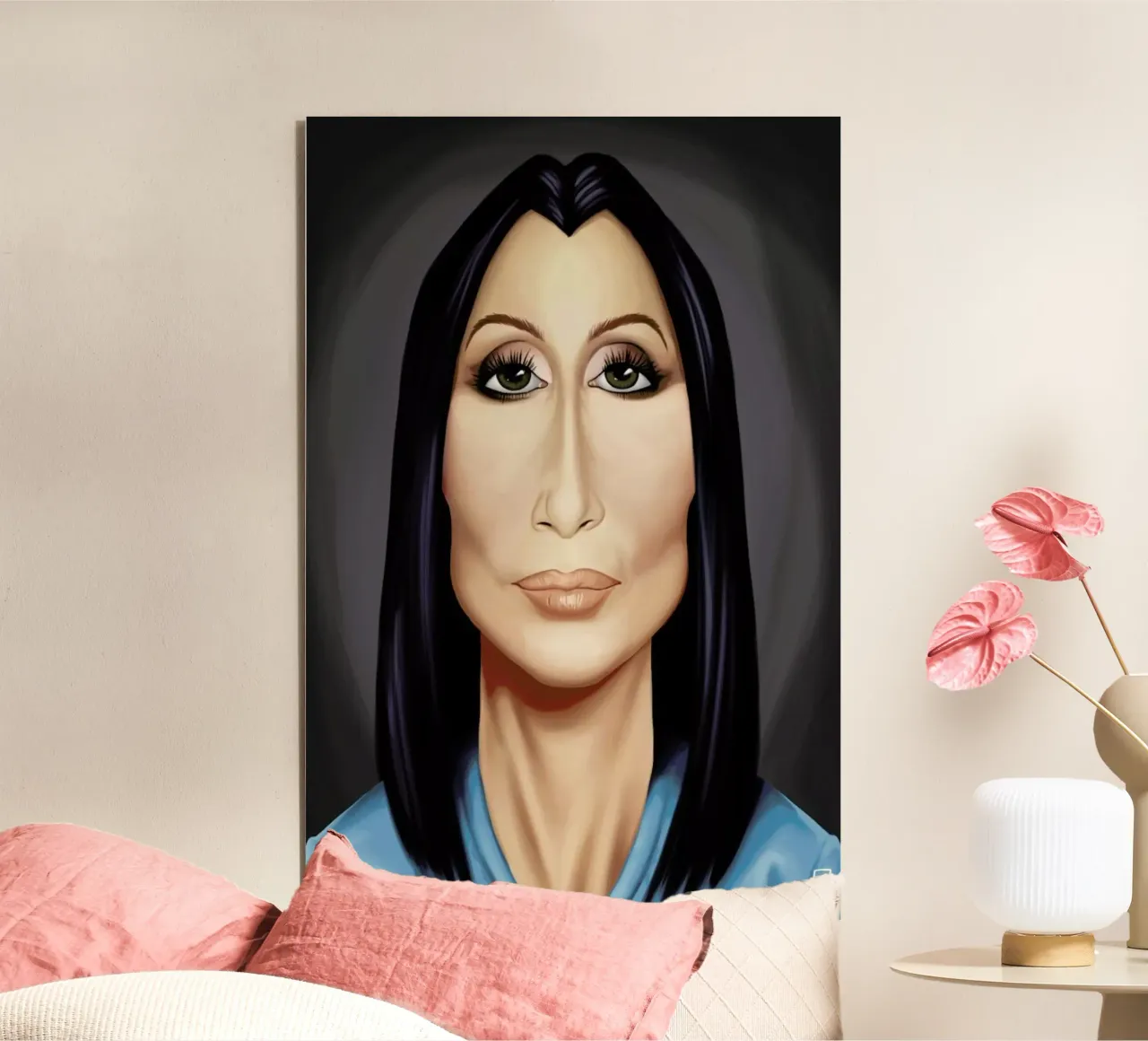 Cher alluminio dibond da Rob Art | Illustration
