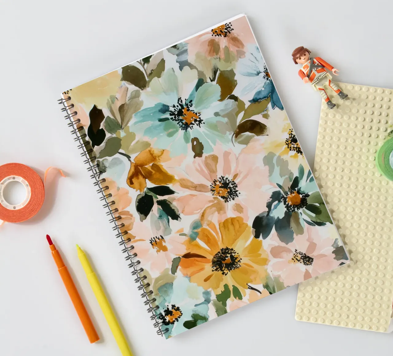 Botanical Daydreams spiral notebook by Modern Muse