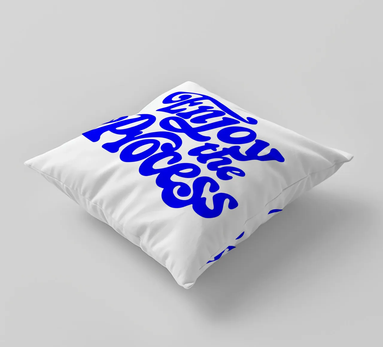 enjoy the process, motivational statement quote decorative cushion by The True Type