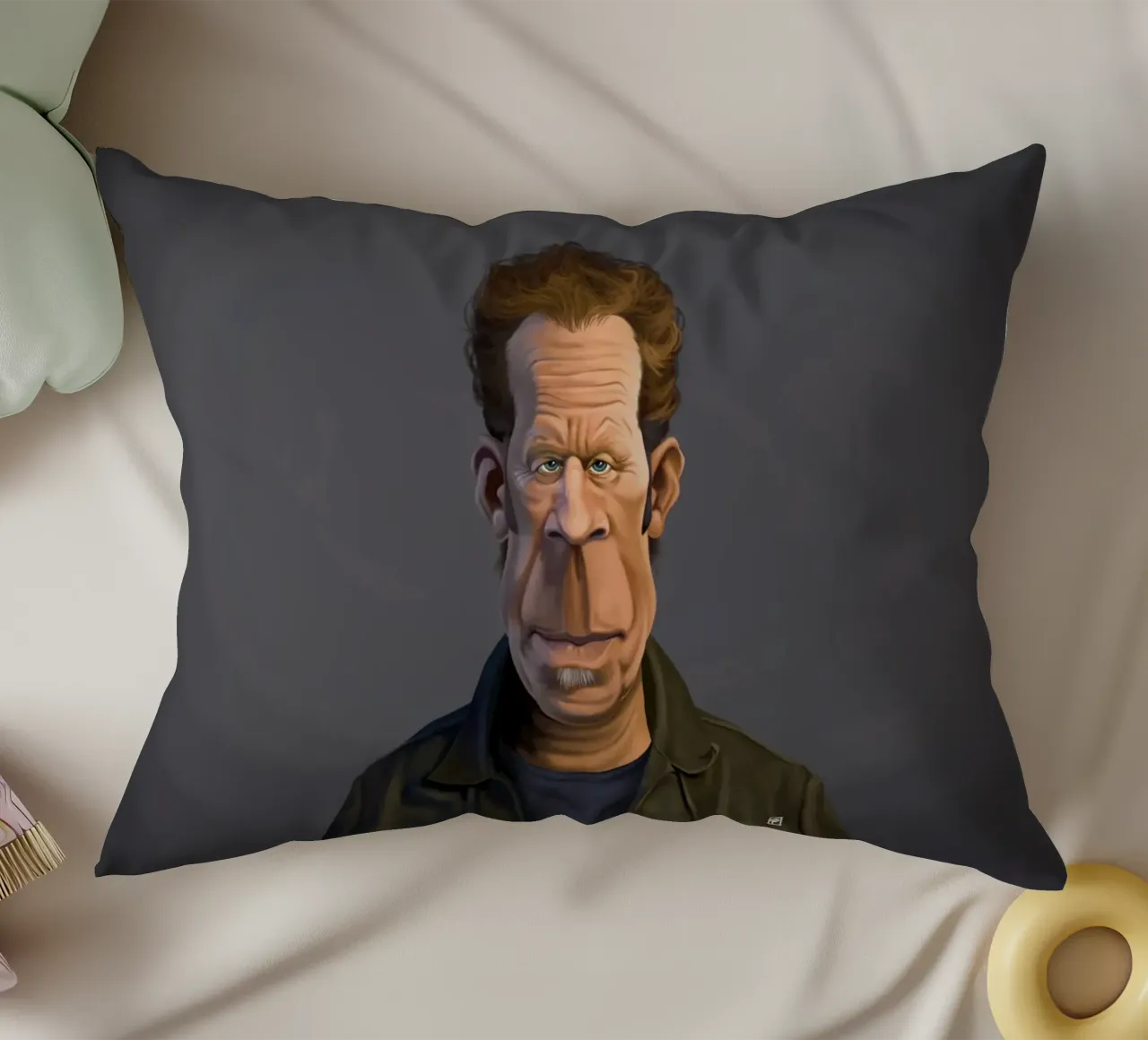 Tom Waits cuscino da Rob Art | Illustration