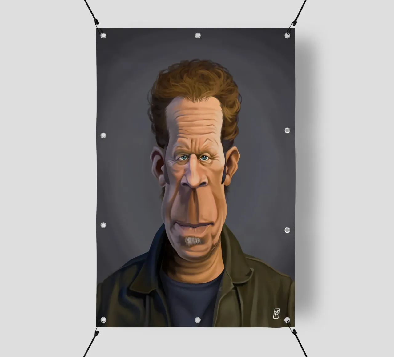 Tom Waits telo in pvc da Rob Art | Illustration