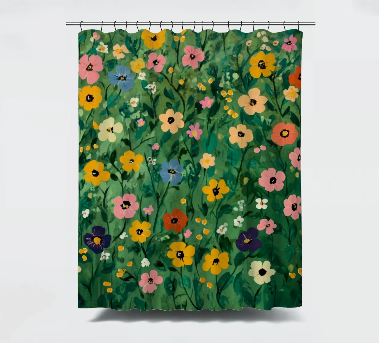 Harmonie in voller Blüte Duschvorhang von Modern Muse