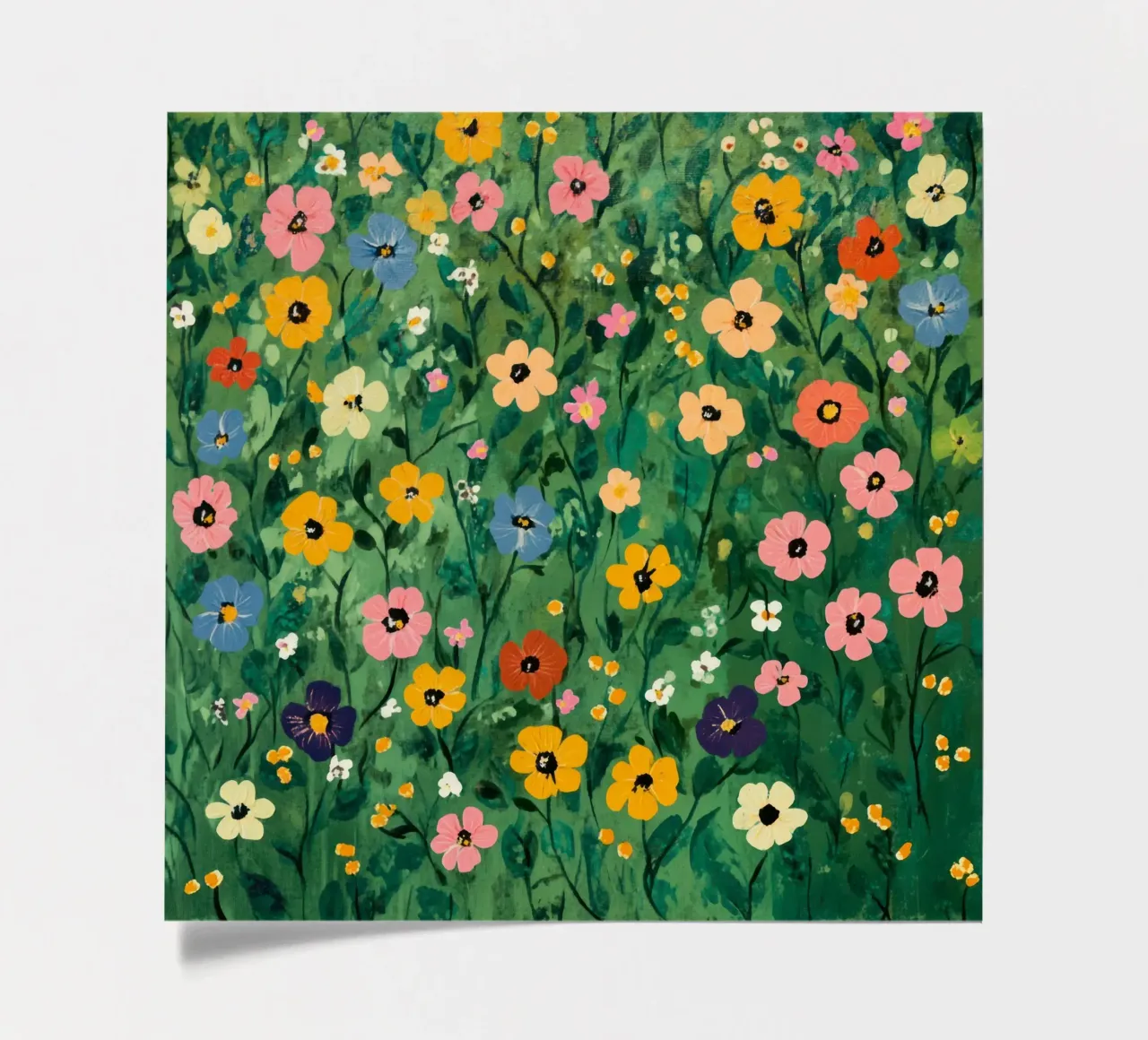 Harmonie in voller Blüte Stickerbogen von Modern Muse