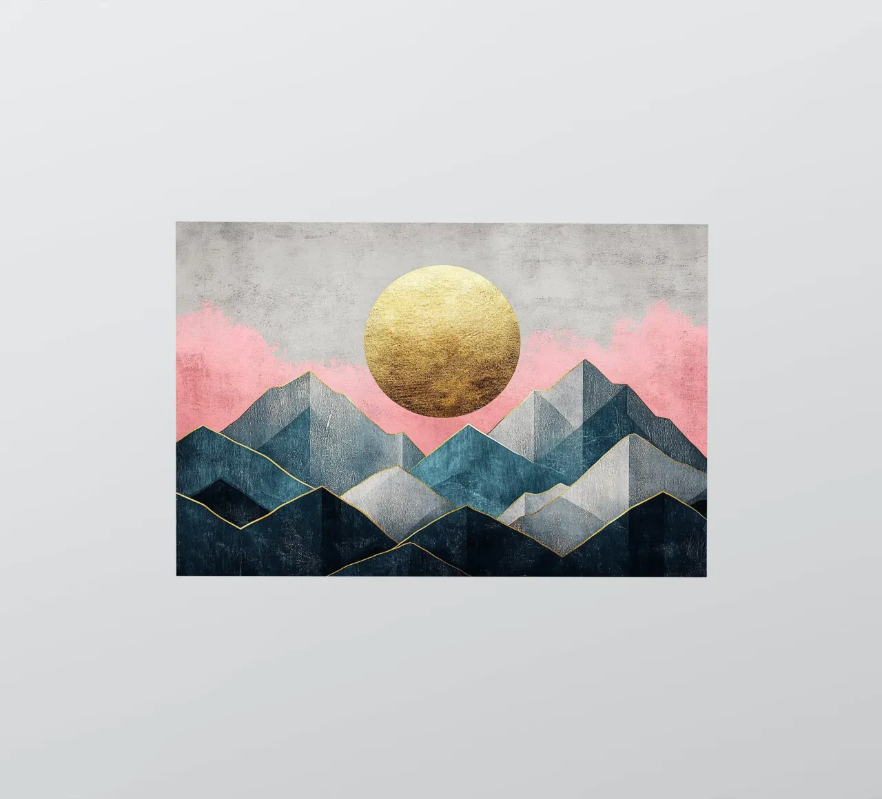 Shimmering Peaks pegatina de Niklas