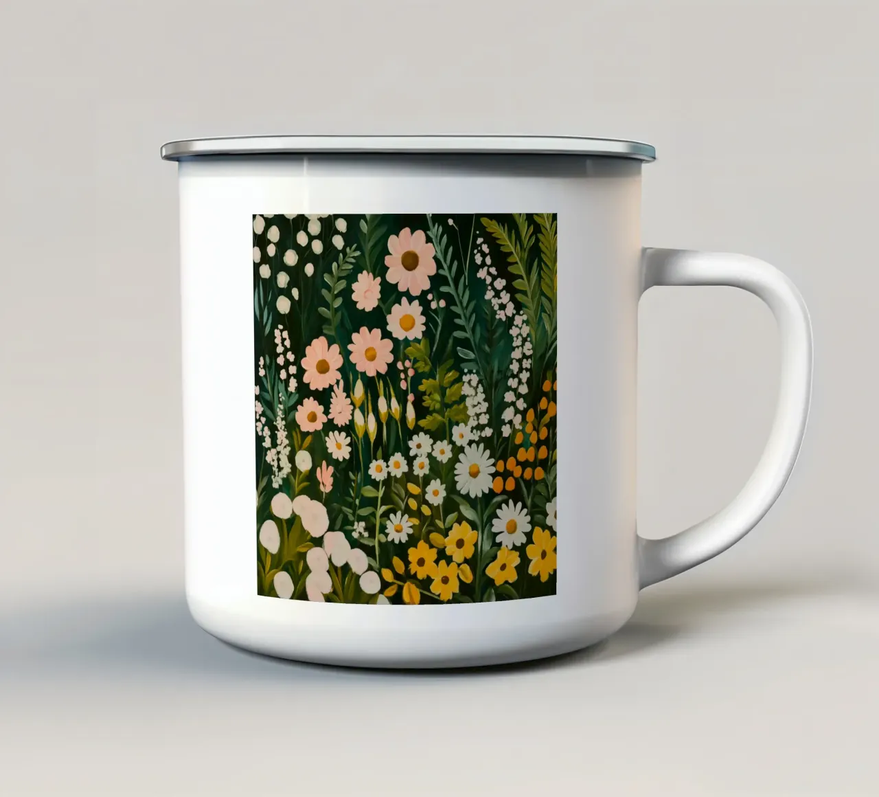 Giardino floreale Dreamscape tazza in smalto da Modern Muse