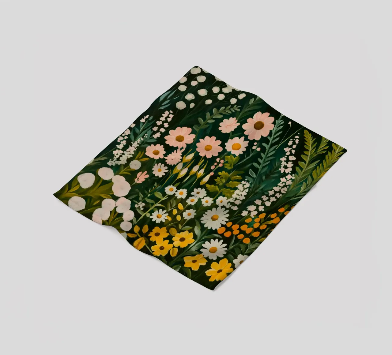 Giardino floreale Dreamscape coperta in pile da Modern Muse