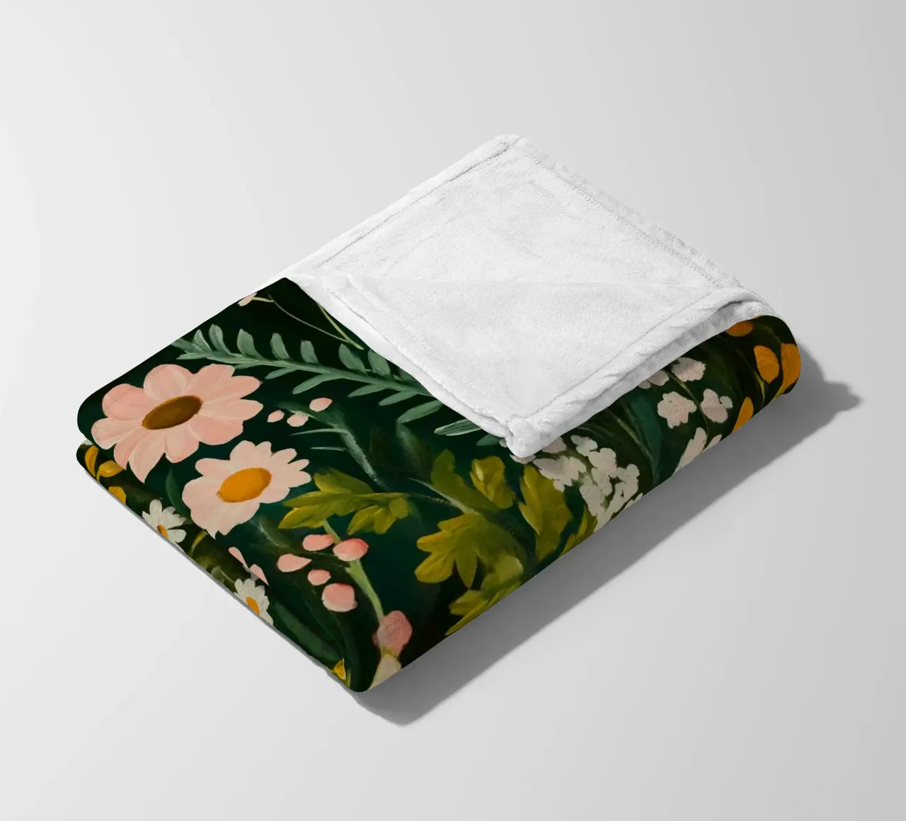 Giardino floreale Dreamscape coperta in pile da Modern Muse