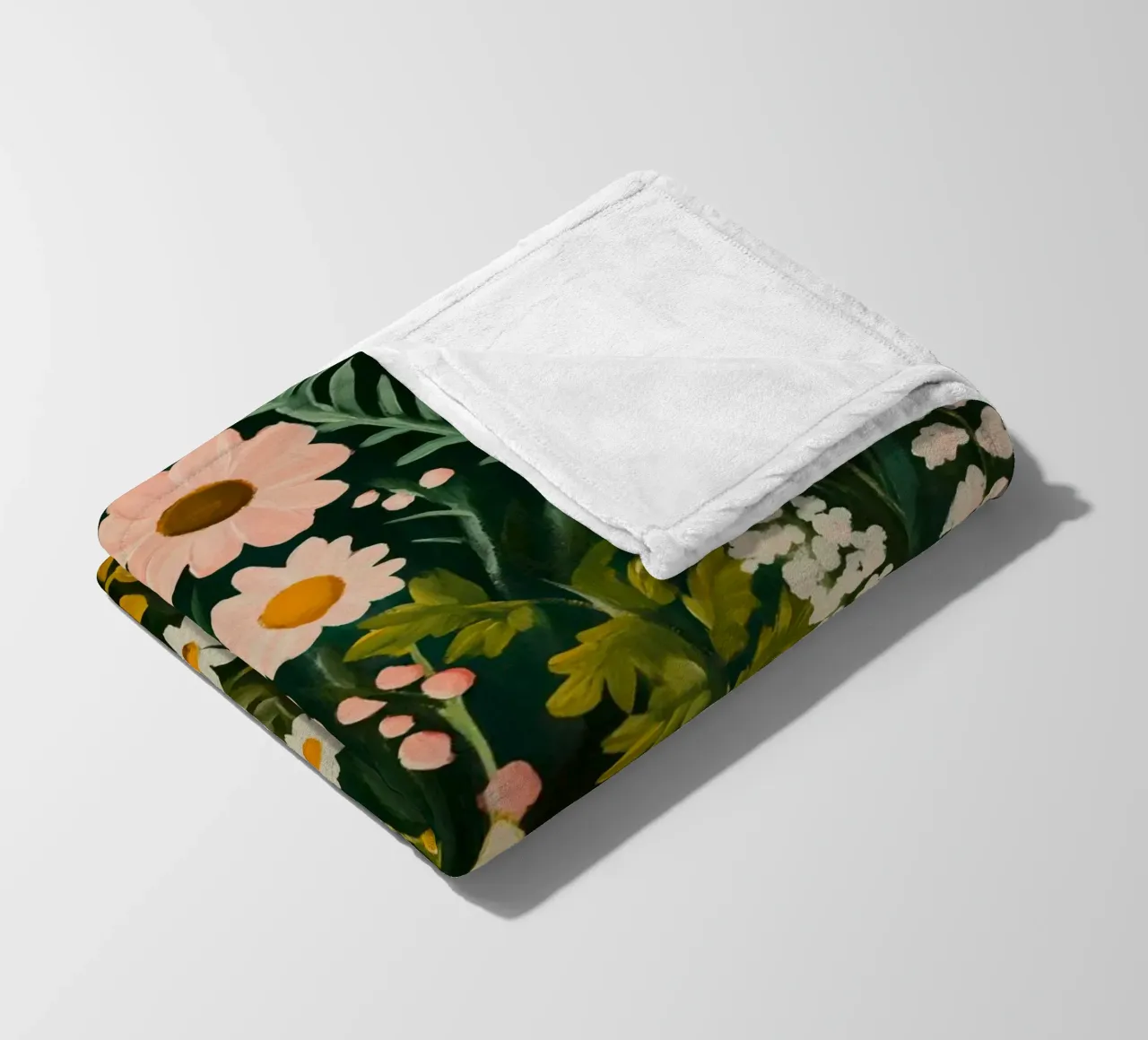 Giardino floreale Dreamscape coperta in pile da Modern Muse