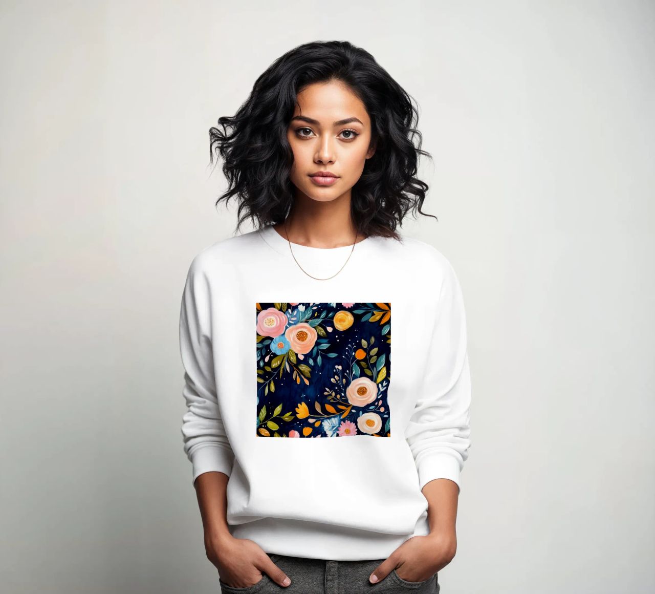 Vortice di fiori felpa da Modern Muse