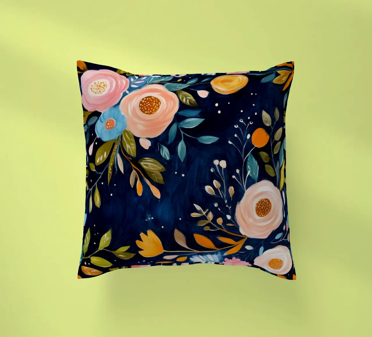 Vortice di fiori cuscino da Modern Muse