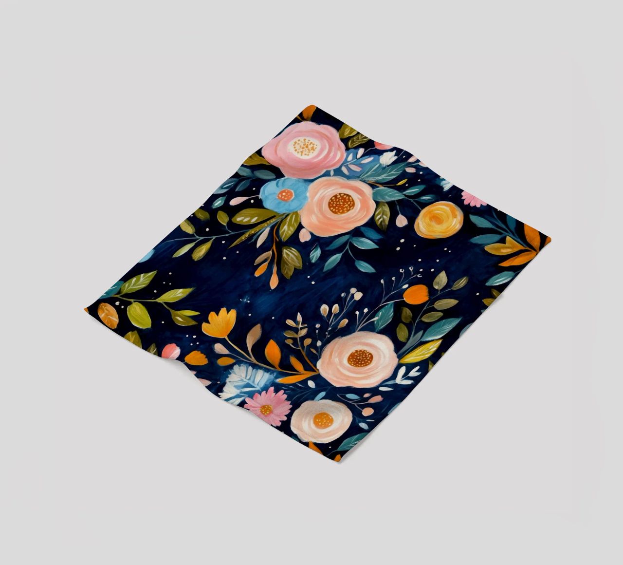 Vortice di fiori coperta in pile da Modern Muse