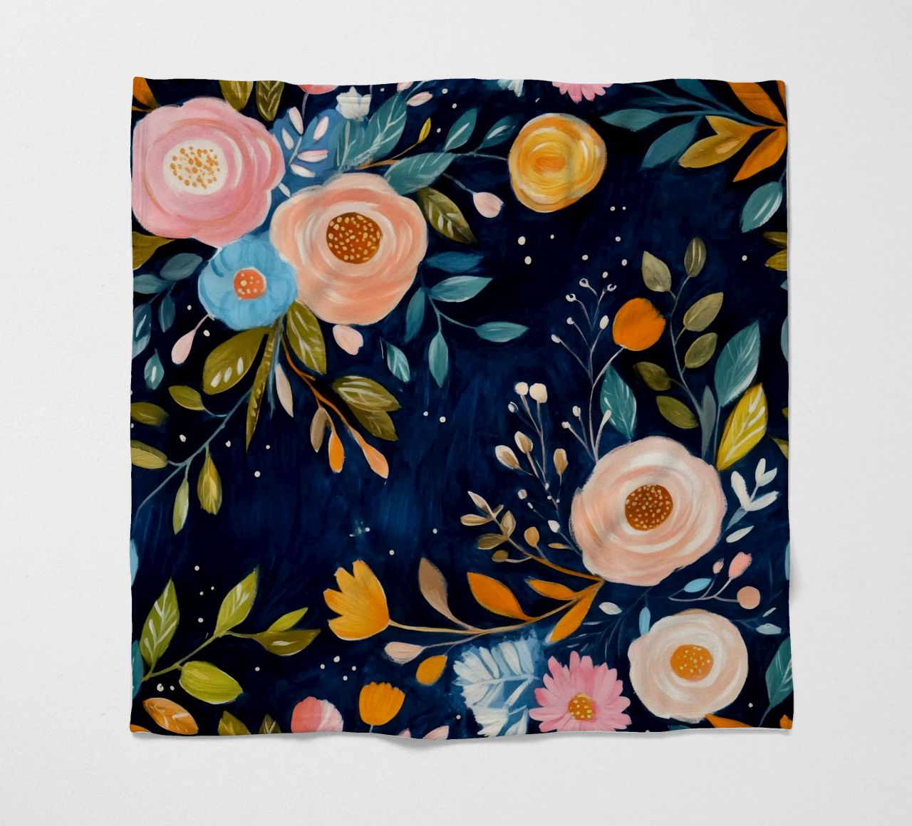 Vortice di fiori coperta in pile da Modern Muse