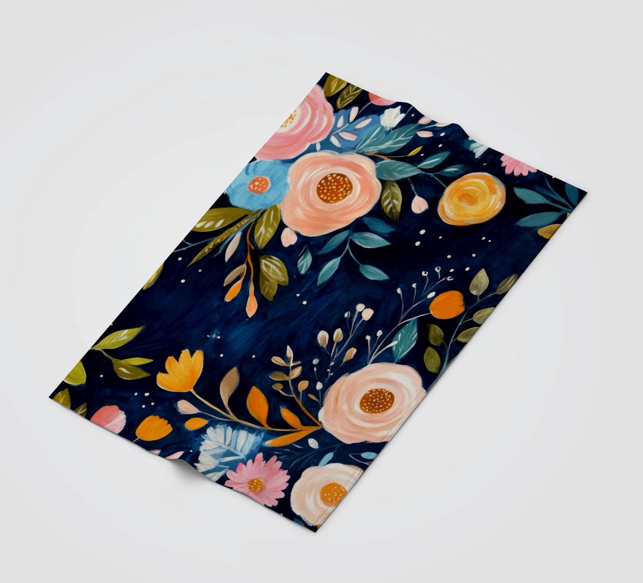Vortice di fiori coperta in pile da Modern Muse