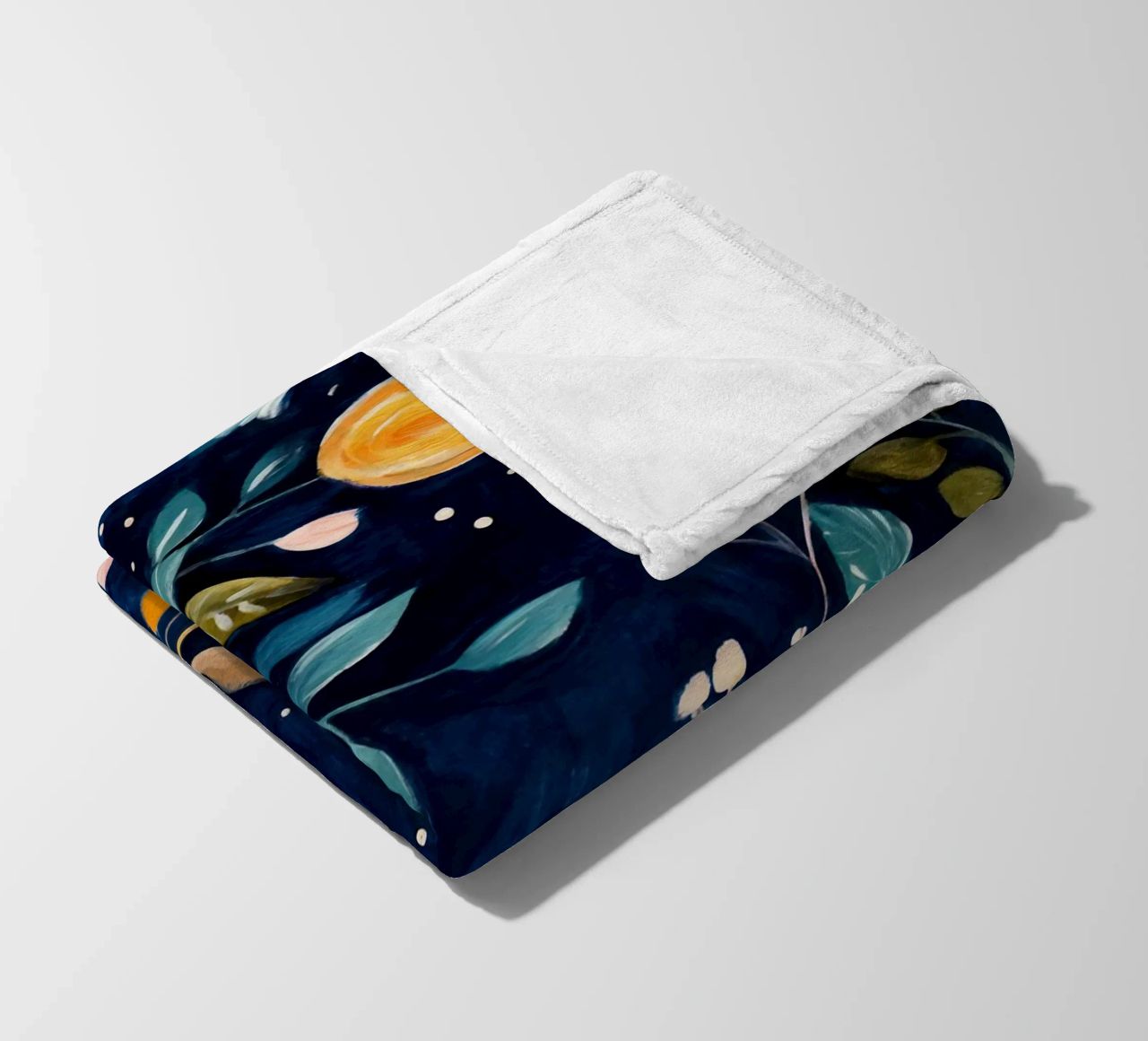 Vortice di fiori coperta in pile da Modern Muse