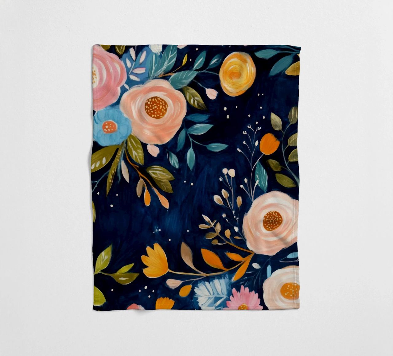 Vortice di fiori coperta in pile da Modern Muse