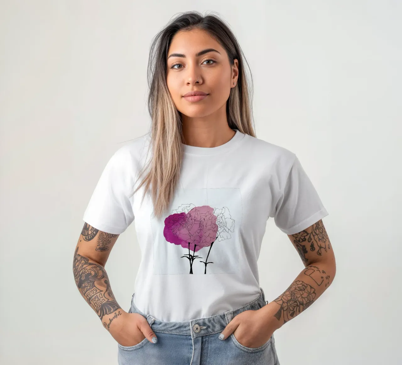 Carnation t-shirt da Morgan Kendall