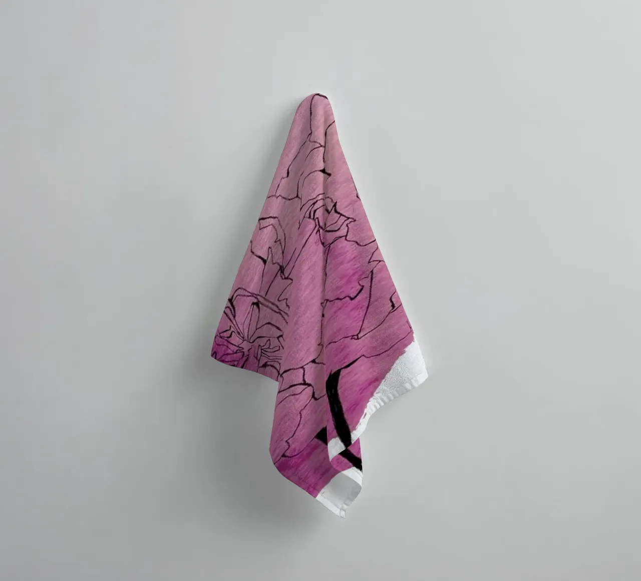 Carnation asciugamano da bagno da Morgan Kendall