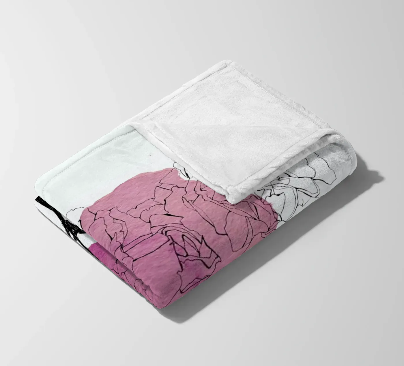 Carnation Fleecedecke von Morgan Kendall