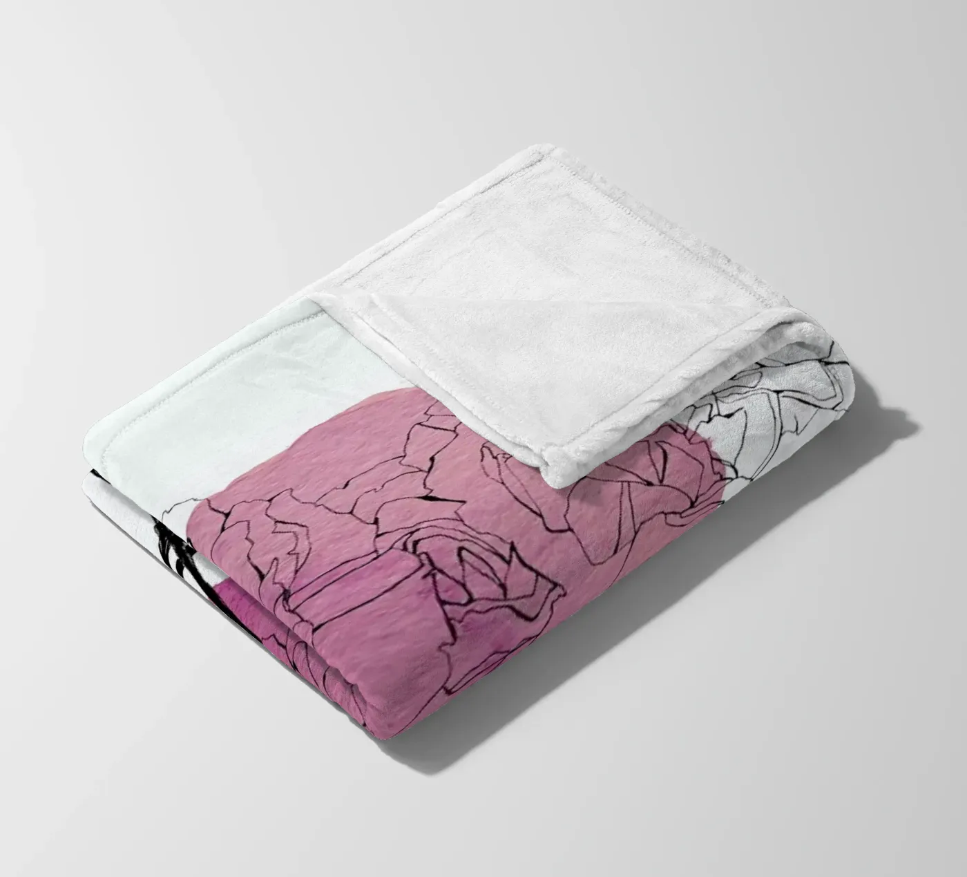 Carnation Fleecedecke von Morgan Kendall