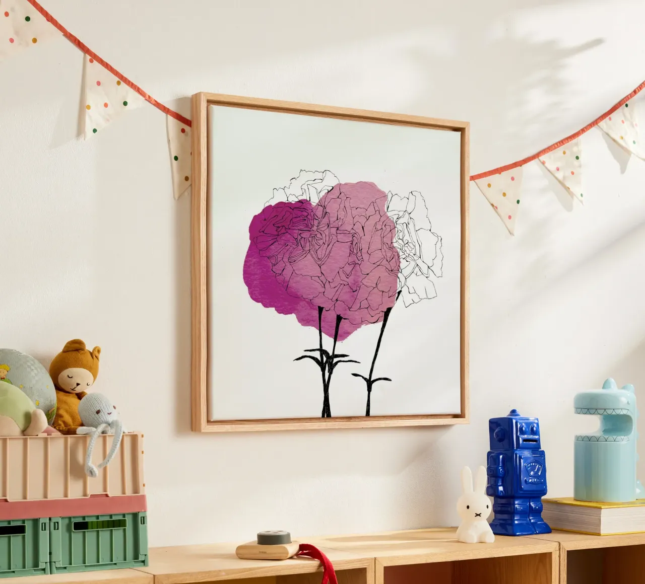 Carnation tela da Morgan Kendall