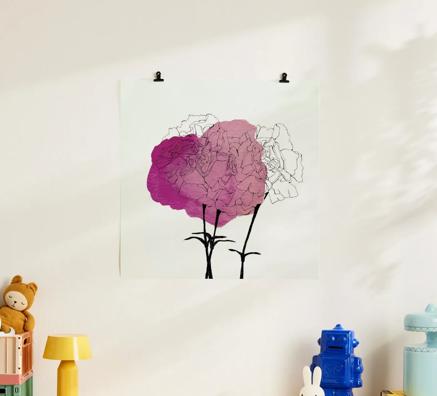 Carnation Poster von Morgan Kendall